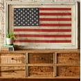 thumbnail image 2 of LARGE FRAMED AMERICAN FLAG UNDER GLASS, 2 of 3