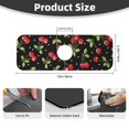 thumbnail image 2 of Pofeuu Sweet Red Cherry Print Splash Guard for Sink Faucet Sink Gadgets-Splash Guard Behind Faucet Drip Catcher for Kitchen, Bathroom,Sink Mat, 2 of 7