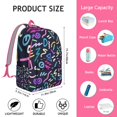 thumbnail image 5 of Modern Aesthetic Geometric Backpack, Stylish Abstract Art School Bag with Minimalist Chic Design and Retro Fashion Colorful Patterns, 5 of 5