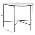 thumbnail image 3 of SAFAVIEH Couture Jessa Glam Metal Console Table, Black, 3 of 12