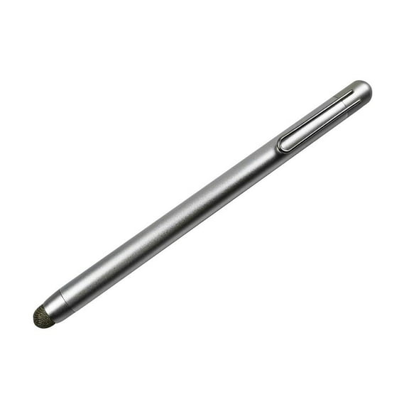 Stylus Touch Screen Pen for Motorola Moto G Stylus 5G (2022)/G Stylus 5G (2023)/Stylus 5G (2024)/Stylus 5G (2025) - Fiber Tip Aluminum Lightweight Silver Color