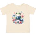 thumbnail image 3 of Inktastic Book Lover Reading Frog Librarian Girls Baby T-Shirt, 3 of 5