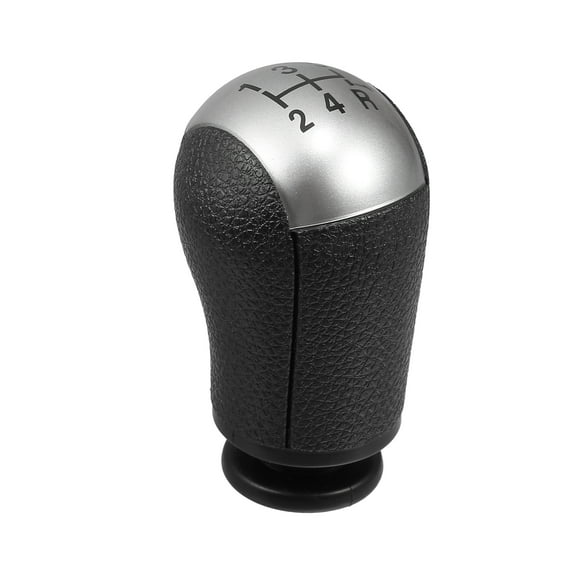 Gear Shifter Handle 5 Speed Manual Gear Stick Shift Knob for Ford Focus Mondeo Black Silver Tone
