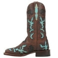 thumbnail image 3 of Dan Post Boots Womens Tamarind Tooled Inlay Square Toe Cowboy  Mid Calf Boo, 3 of 5