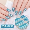 thumbnail image 4 of Gel Nails Stickers Full Covers Adhesive French Manicure Strips Quick Apply Not Lamp Light Required Salon Quality, 4 of 9
