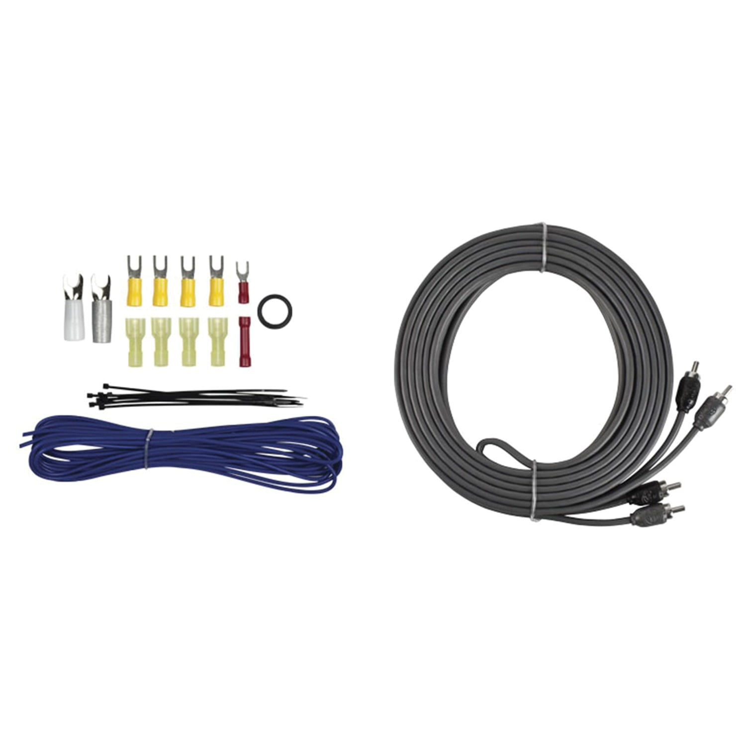 T-Spec v8 SERIES 600-Watt 8-Gauge Mini-ANL Amp Installation Kit with RCA Cables, V8-AK8PT