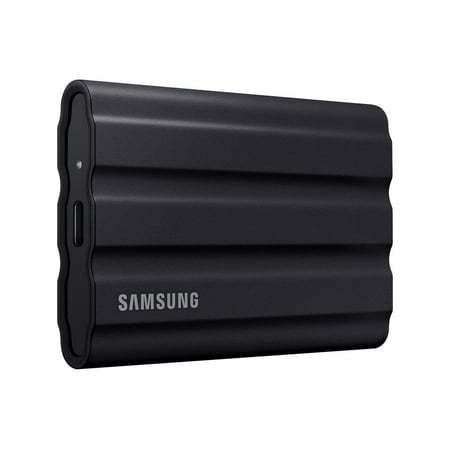 Samsung - T7 Shield 1TB, External USB 3.2 Gen 2 Rugged SSD IP65 Water Resistant - Black