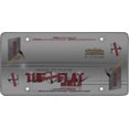 thumbnail image 2 of Cruiser License Plate Cover 76200 Tuf Flat Shield; Smoke Flat; Polycarbonate, 2 of 2