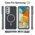 thumbnail image 6 of ELEHOLD Case for Samsung Galaxy A15, Matte Skin Feeling Magnetic Case with Adjustable Camera Stand,Gray, 6 of 9