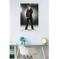 thumbnail image 2 of Justin Bieber - Gray Wall Poster, 22.375" x 34", Framed, 2 of 2
