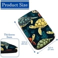 thumbnail image 4 of Turtle Furry Printed Soft 12.5x8.2 Inch Car Armrest Mat Cover Pad Accessory, 4 of 6