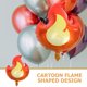 thumbnail image 5 of ADDHAT 4Ud Decorativos De Aluminio Con De Llama Para Celebraciones Y Cumpleaños, 5 of 6