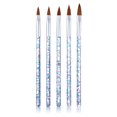 thumbnail image 2 of ZheElen 1 Set Nail Brushes Simple Manicure Tool Practical Handheld Painting Tools Nails Pens for Home Salon Beginners Using, 2 of 6