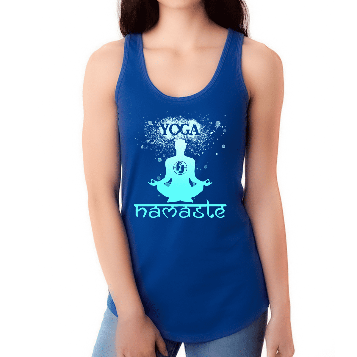 Premium Yoga Tank Namaste Yoga Tank Top Yoga Shirts for Women Om Casual