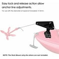 thumbnail image 2 of Anchor Lock Kayak Anchor Lock Boat Anchor Lock with Release System Side Deck Mount for Kayaks Canoe Small Boat Fishing, 2 of 7