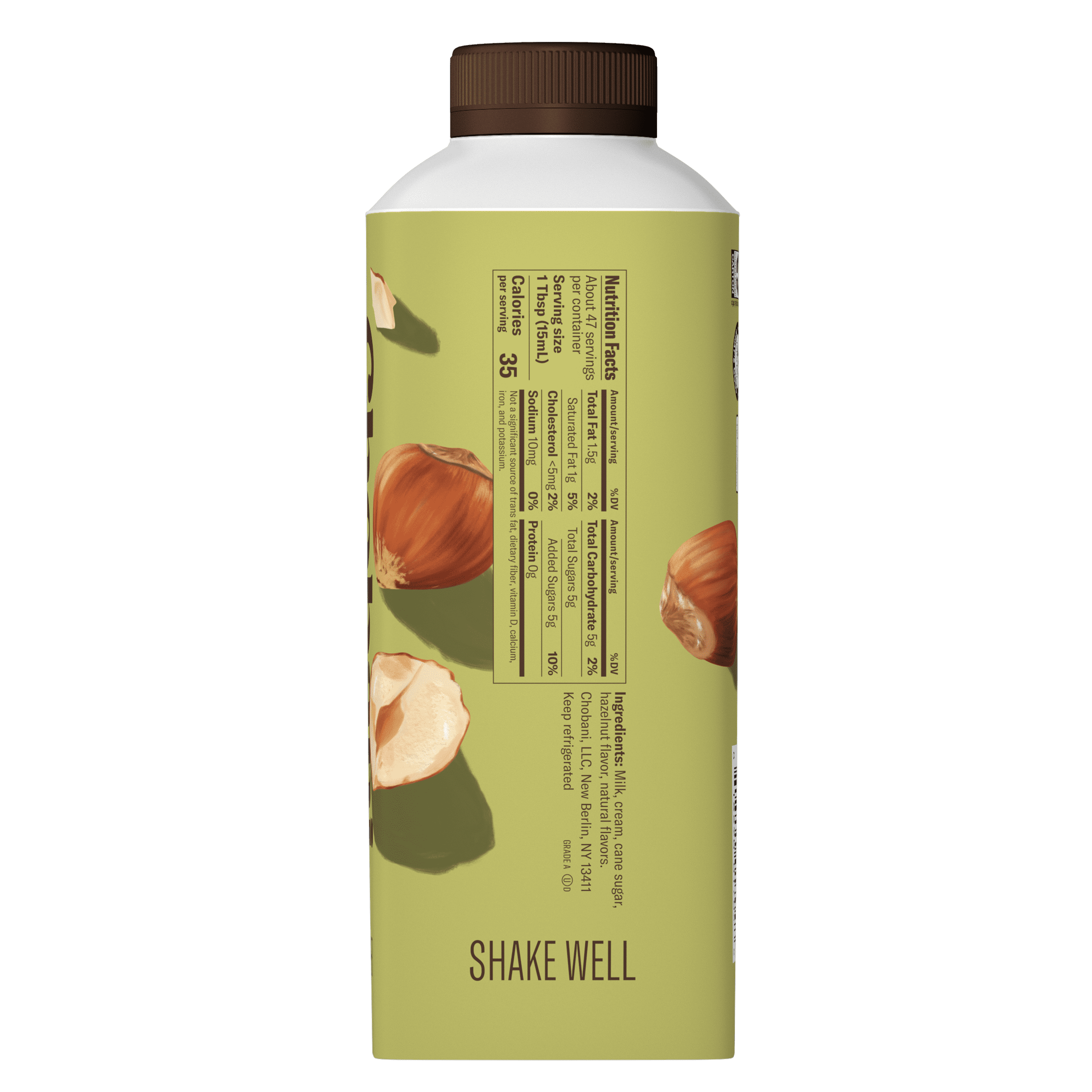 Chobani Dairy Coffee Creamer Hazelnut 24 fl oz