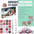 thumbnail image 4 of Caja ciega de cuenta regresiva de Navidad para niños, laberinto, Bola de Lupin, anillo de hierro de desbloqueo, regalo de Navidad, calendario de escritorio blando, nuevo, 4 of 4