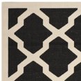 thumbnail image 2 of Safavieh Courtyard Polypropylene Runner Rug CY6903-266-3 in Black and Beige, 2 of 4
