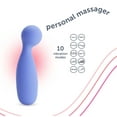 thumbnail image 4 of plusOne Vibrating Personal Soft Touch Massager, 10 Vibration Settings, Waterproof, 4 of 17