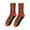 D, variant on Elainilye Fashion Women's Socks Winter Short Socks Embossed Pattern Retro Versatile Mid Length Socks Great Gifts for Women