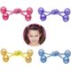thumbnail image 1 of pares de gomas para el pelo para niñas y mujeres, acrílico, linda mariposa, 1 of 5