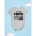 thumbnail image 3 of I Just Did 9 Months Inside Bodysuit Infant -Smartprints Designs,  Newborn, 3 of 4