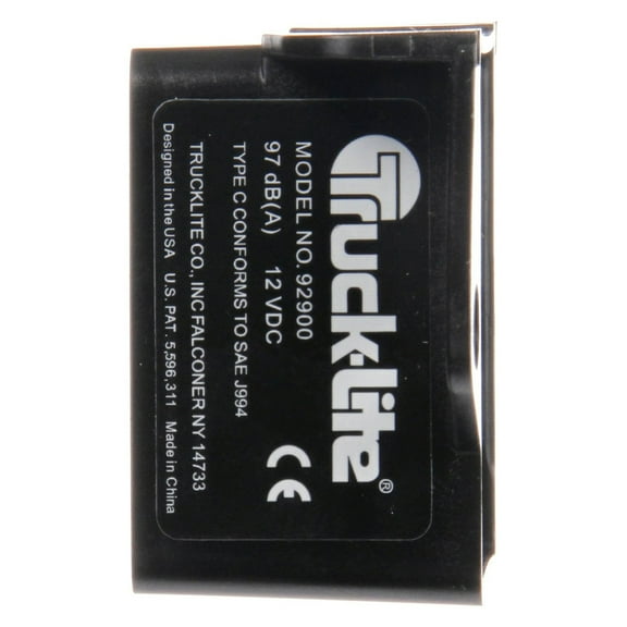 Truck-Lite 92900 - 97 dB Steam Cleanable Single Sound Regulation Back-Up Alarm