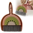 thumbnail image 5 of 3 Pcs Mini Broom and Dustpan Set, Small Whisk Set, Watermelon Kiwi Lemon Mini Dustpan and Brush Whisk Broom for Desk, Housekeeping, Office, Kitchen Cleaning Supplies, 9.05x7.08 Inch, Set, 5 of 9