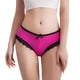 thumbnail image 3 of Gibobby Panty sexy Ajuste Pantalones cintura seda hielo encaje sexy para mujer Calzoncillos algodón （B， L), 3 of 5
