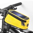 thumbnail image 3 of Generic Cycling Phone Mount Bag with Earphone Port - 4.8-Inch Screen Fit, Yellow Medium, Includes Audio Extension Cable, 3 of 6