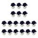 thumbnail image 5 of Servilletero de Flores Artificiales Billuyoard 6 Piezas Reutilizables Ceremonia Decoración Navidad, 5 of 6