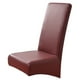 thumbnail image 5 of Cubierta de silla de comedor engrosar la cubierta protector de silla de comedor estirable de cuero PU, 5 of 5