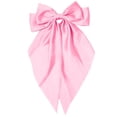 thumbnail image 2 of Hair Bows for Women Girls,  Large  Bow Aesthetic Hair, Silky Satin Long Tail Bowknot Hair Ribbons Big Bow Clip Accessories Trendy Stuff (), 2 of 7