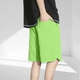 thumbnail image 4 of DDAPJ pyju Clearance Today! Baggy Shorts for Men Drawstring Casual Hiking Shorts Lightweight Quick Dry Athletic Work Shorts with Pockets Mint Green XXL, 4 of 7