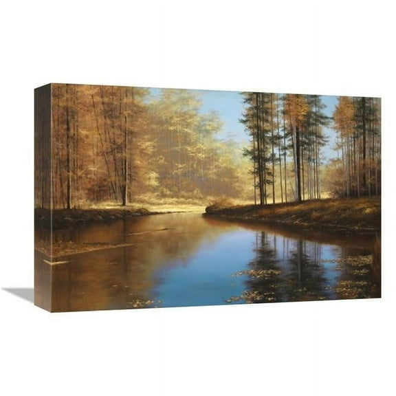 Global Gallery GCS-137379-1218-142 12 x 18 in. Autumn Creek Art Print - Diane Romanello