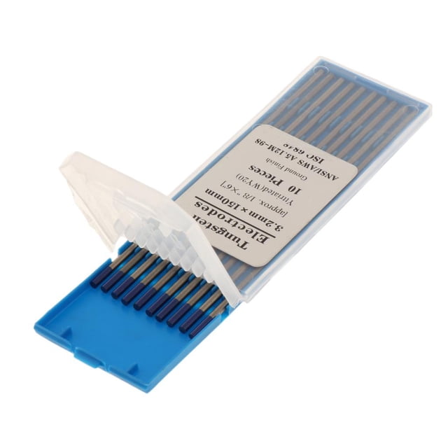 Varillas de tungsteno para soldadura TIG, azul, 2% lantano, 3 / 32x6 ...