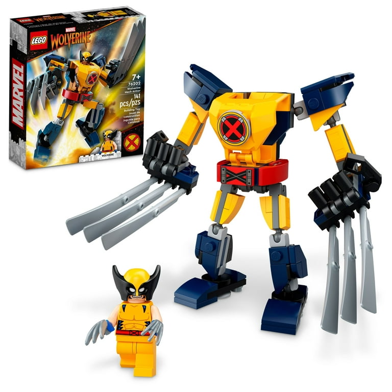 LEGO Marvel I am Groot 76217 with Bonus LEGO Wolverine Mech Armor 76202  Building Set (617 Pieces) 