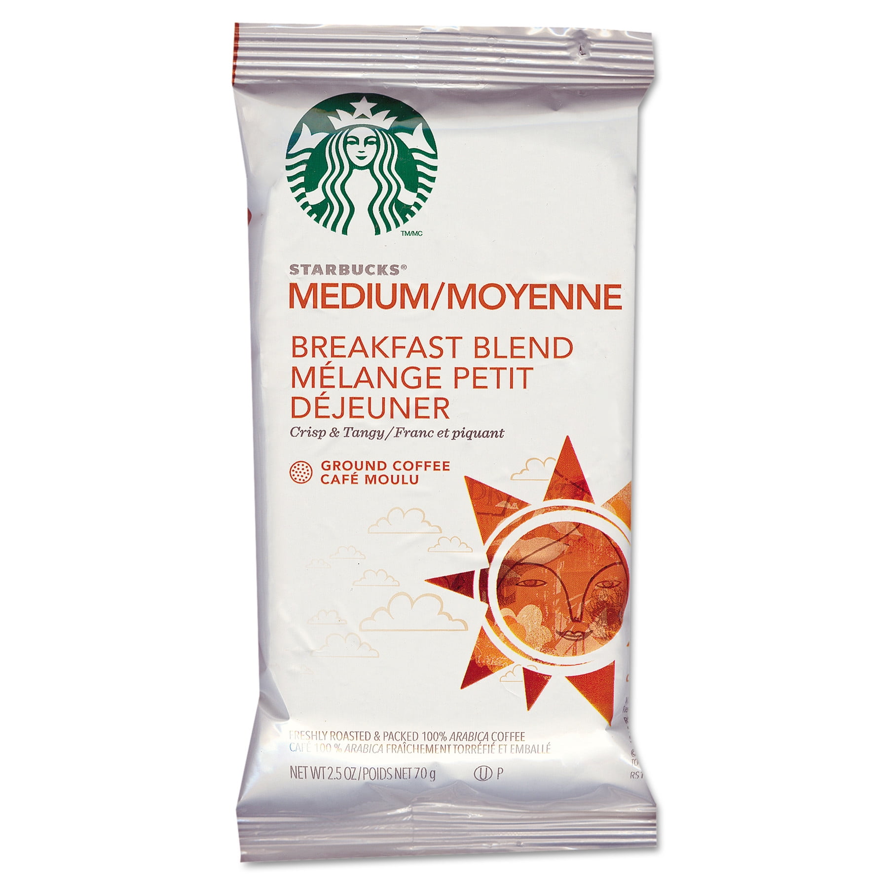 Starbucks Breakfast Blend Ground Coffee, 18 ct by STARBUCKS COFFEE COMPANY