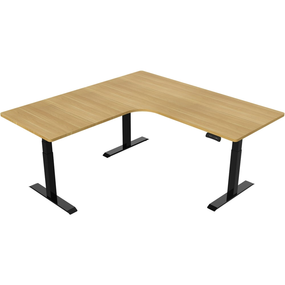 Hanover 73In. LShaped Sit or Stand Electric Height Adjustable Desk