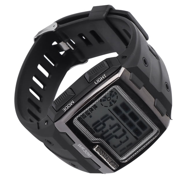 Reloj Deportivo Digital Con Esfera Grande, Resistente Al Agua, Horario Dual