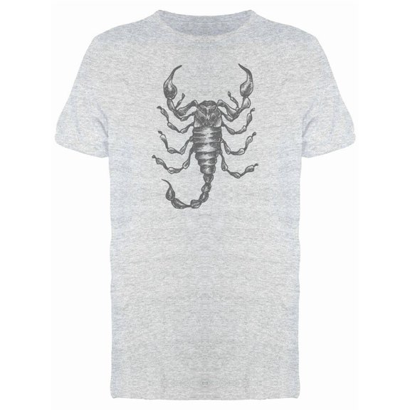 Insect Scorpion Sketch Scorpio T-Shirt Men -Image by Shutterstock, Male Small