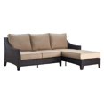 thumbnail image 2 of Serta Tahoe Outdoor Chaise Sectional in Terra Brown Wicker, 2 of 10