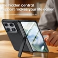 thumbnail image 2 of For Motorola Razr Fold Case, [Built-in Screen Protector] [Hidden Kickstand][Hinge Protection] Full Body Shockproof Slim Phone Cover, 2 of 9