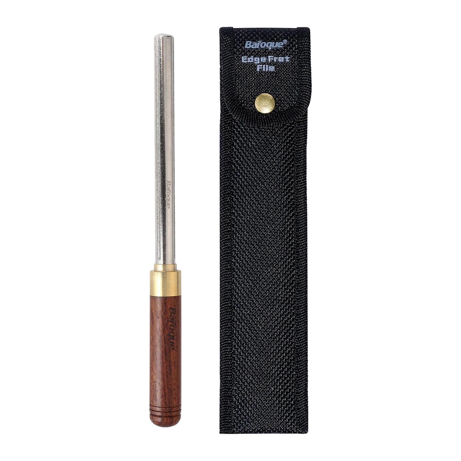LeeQinersw Guitar Fret Crowning Dressing File Luthier Tools Wood Handle Professional Guitar