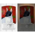thumbnail image 2 of Rat Terrier Red Snowflakes Christmas Ceramic Night Light, 2 of 2