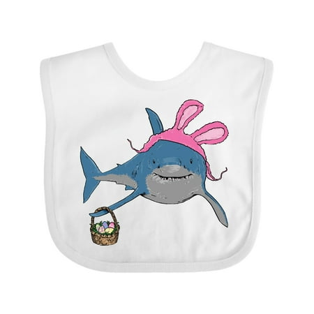 

Inktastic Easter Bunny Shark Hunt Gift Baby Boy or Baby Girl Bib