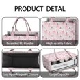 thumbnail image 4 of Large Capacity Tote Bag,Doodle Poodle Image Handbag Fashion Luxury Tote Bag,15.7"x13"x 5.1" Inches,Laptop Compatible, 4 of 6