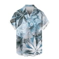 thumbnail image 6 of DIOAZUD Hawaiian Shirts for Men Short Sleeve Collared Button Down Shirt Summer Casual T-Shirts for Beach Vacation, 6 of 7