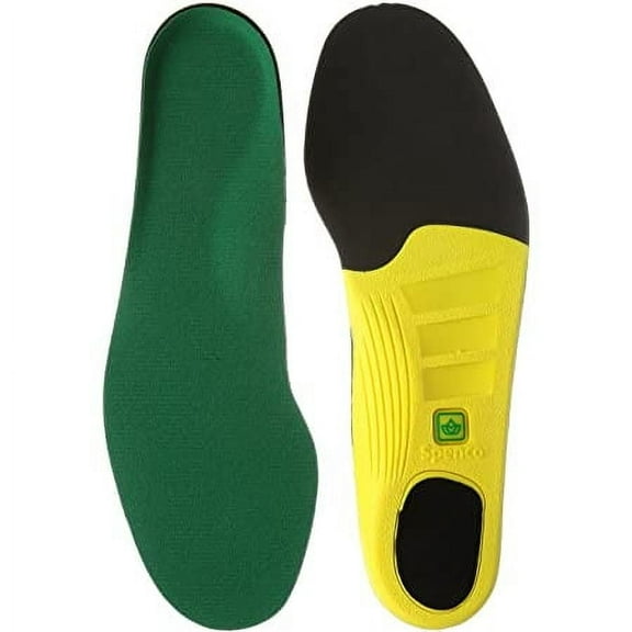 Spenco Cross Trainer Insole PolySorb, 3 Pair, Green, 1