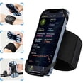 thumbnail image 1 of Funda para móvil 3 en 1 deportiva para correr, soporte para teléfono móvil, brazalete universal para correr con rotación de 360° y extraíble para teléfono de 4,5 a 7'', 1 of 7